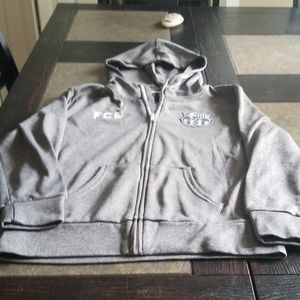 Barcelona hooded zip up